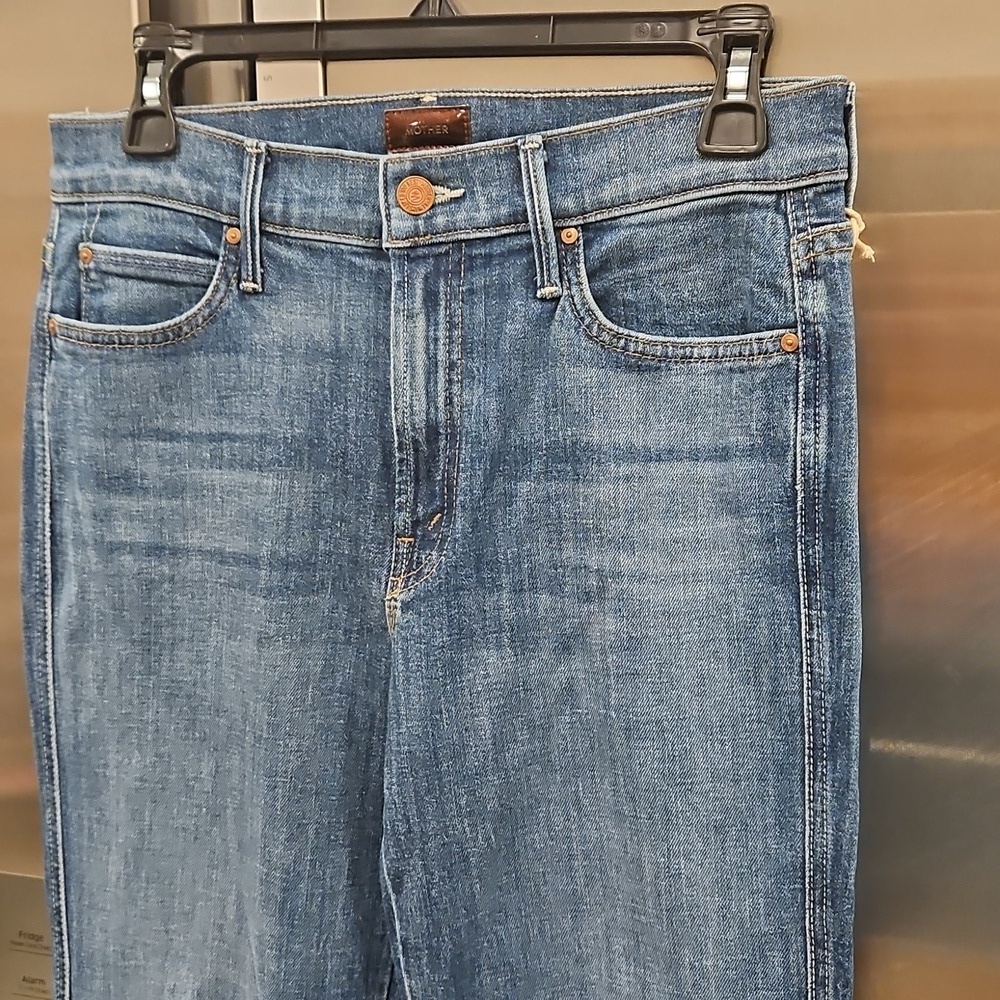 💕MOTHER💕 The High Waisted Pony Boy Ankle Jeans ~ Loafers and Lassos 28 NWT - Picture 13 of 16